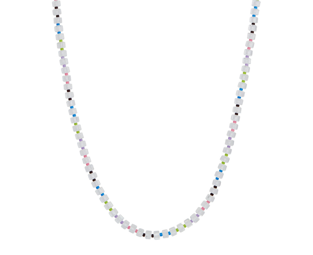 Crystal necklace best sale beads
