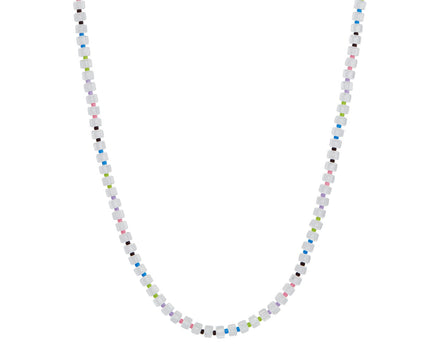 Bea Bongiasca Extra Long Rock Crystal Beaded Necklace
