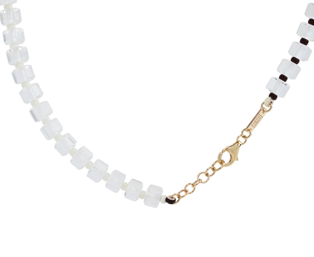 Bea Bongiasca Rock Crystal Beaded Pendant Necklace Clasp