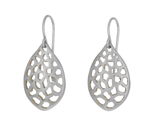 Small Lacy Leaf Earrings