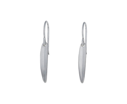 Tiny Long Leaf Earrings
