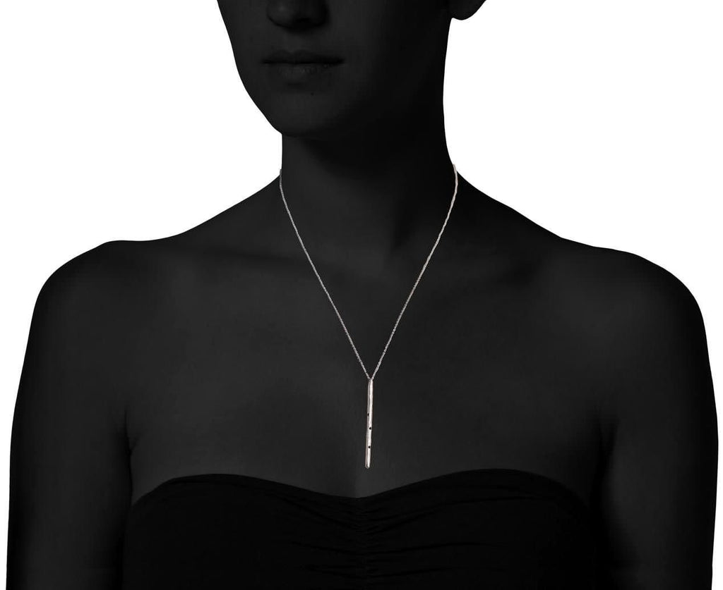 Black Diamond Stick Necklace - TWISTonline 
