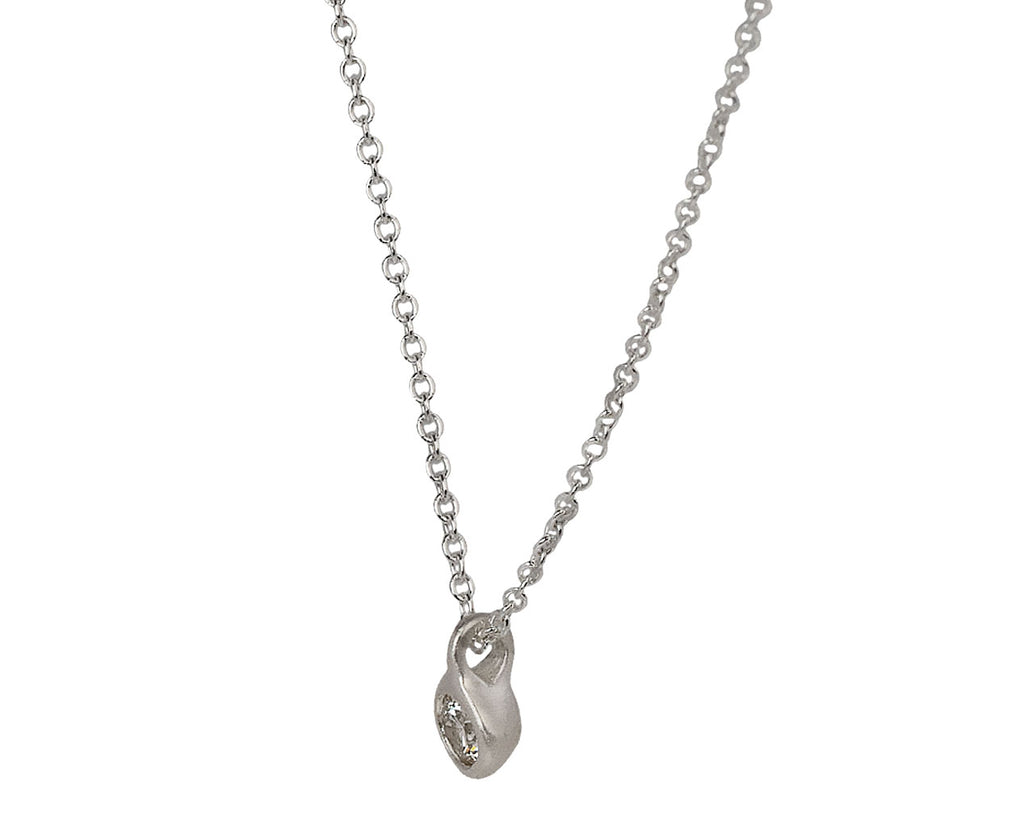 Branch Jewelry Just a Diamond Pendant Necklace Side View