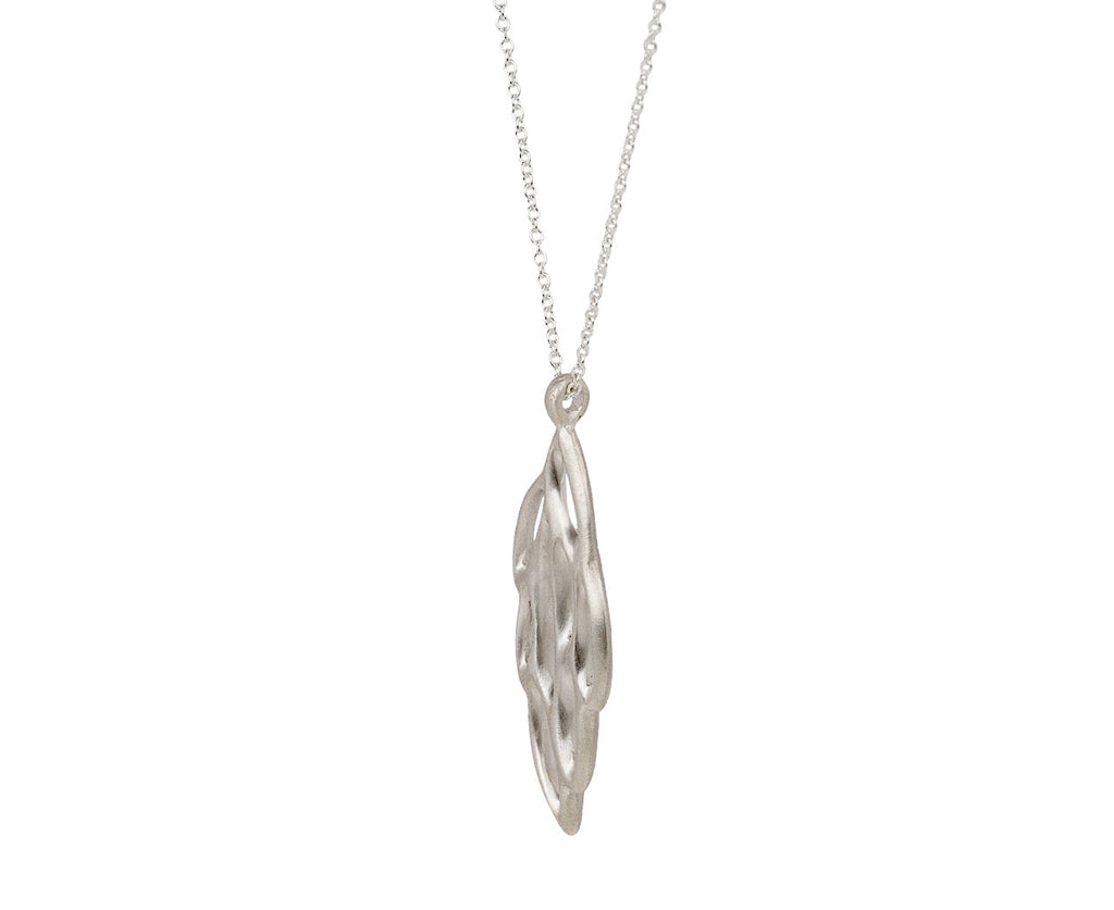 Branch Jewelry Wing Pendant Necklace Side View