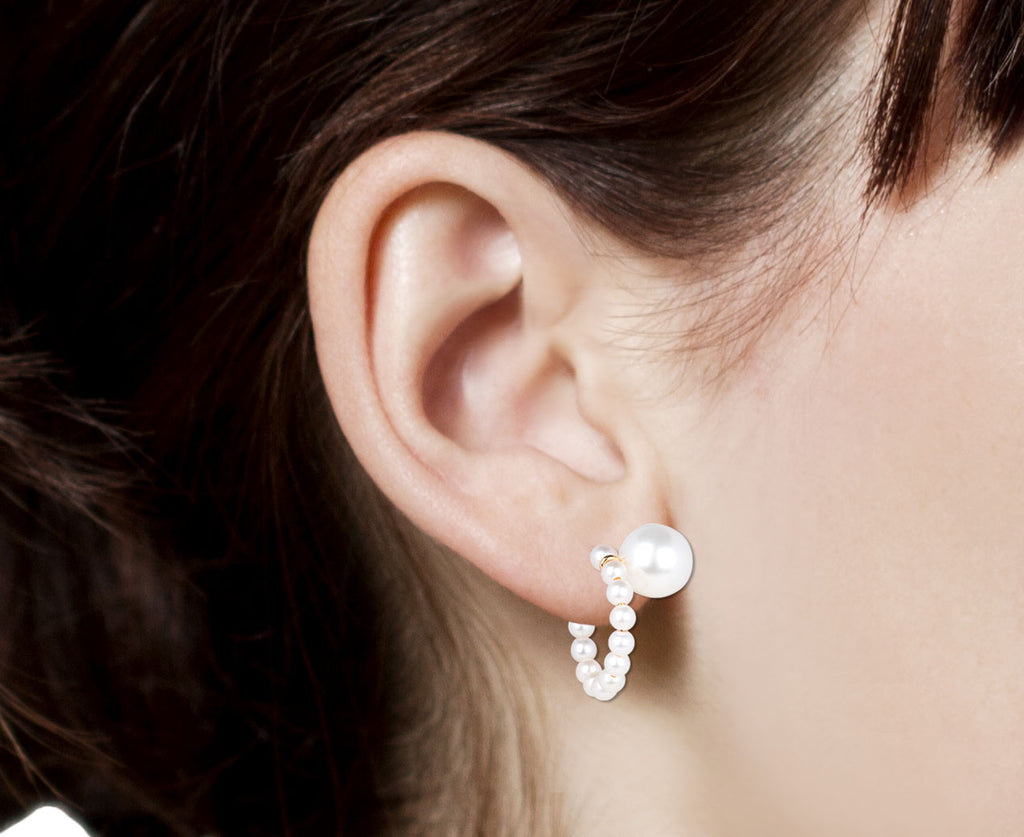 Lien de Perles Pearl Earrings