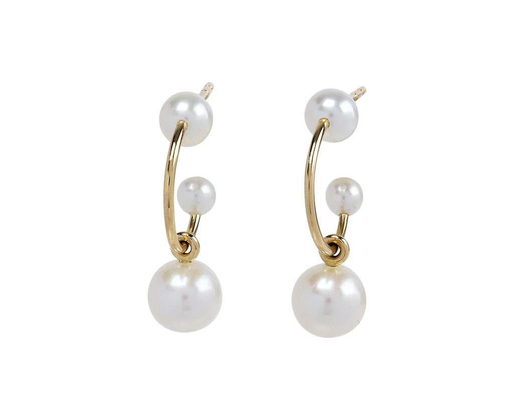 Claudia Perle Hoop Earrings