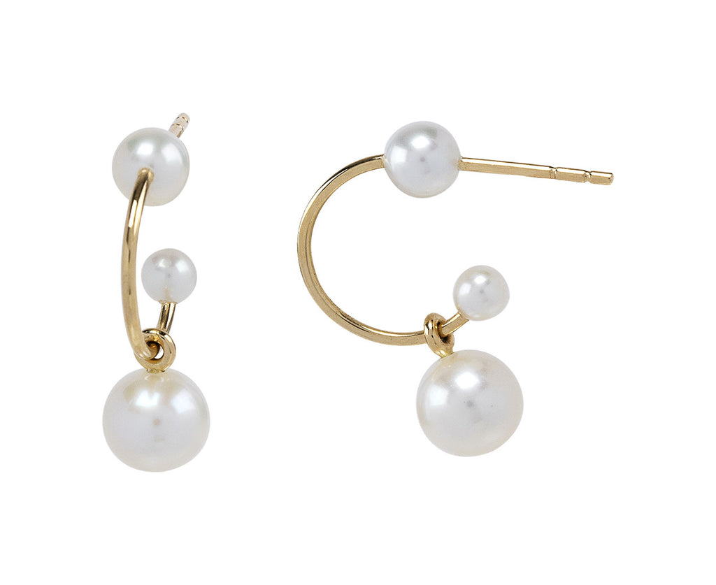 Claudia Perle Hoop Earrings