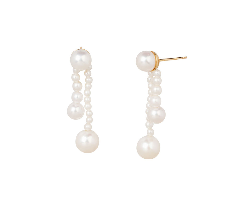 Sophie Bille Brahe Ruben de Perle Earrings Side View