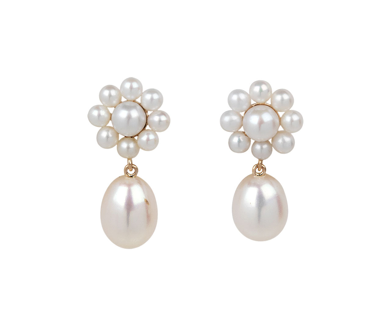 Sophie Bille Brahe Chambre de Fleur Stud Earrings, image size:1268x1037