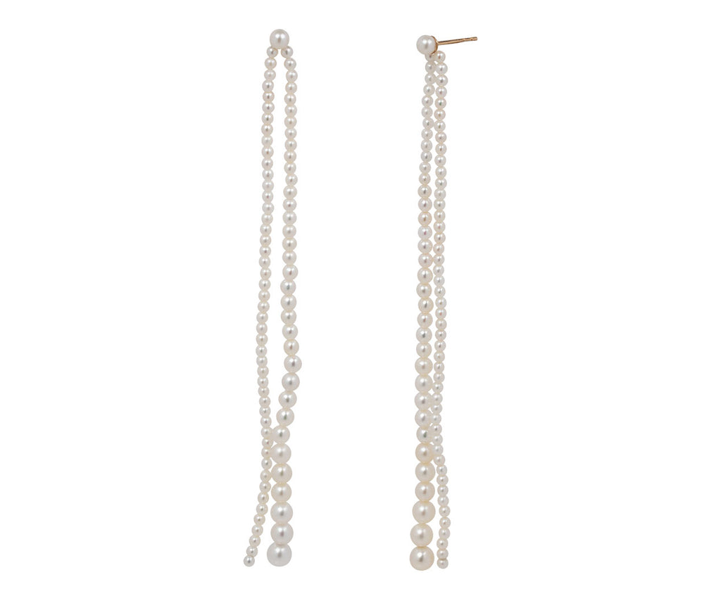 Sophie Bille Brahe Promenade de Perles Earrings Side View