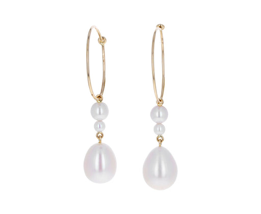 L'eau Pearl Hoop Earrings