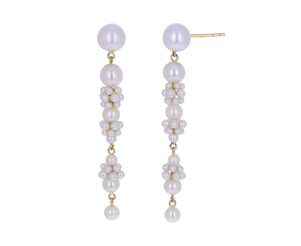 Freshwater Tulip Perle Earrings