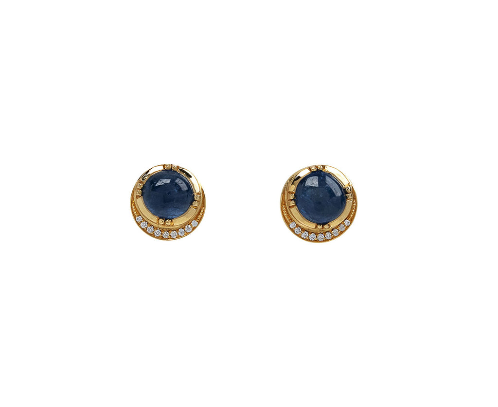 Brooke Gregson Blue Sapphire Orbit Stud Earrings
