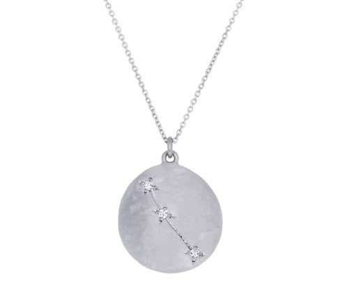Platinum Aries Necklace