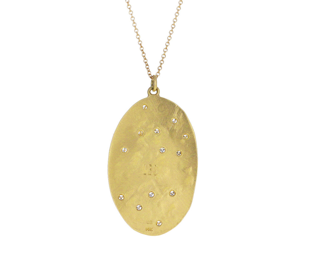Diamond Leo Pendant Necklace