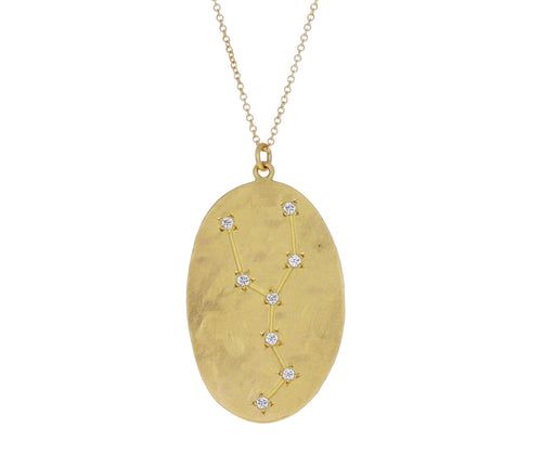 Diamond Taurus Pendant Necklace