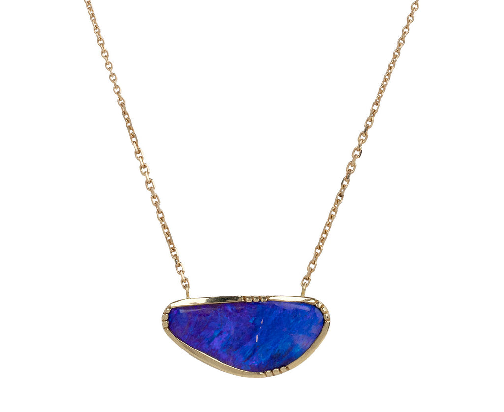Brooke Gregson Boulder Opal Ellipse Pendant Necklace