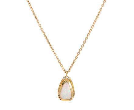 Brooke Gregson Opal Orbit Halo Pendant Necklace