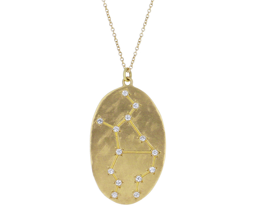 Virgo Diamond Pendant Necklace
