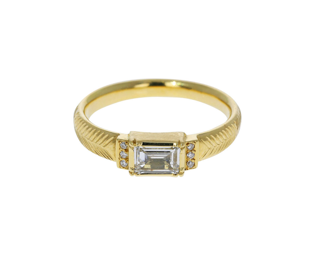 Engraved Artemis Diamond Ring - TWISTonline 