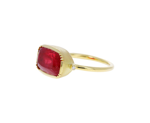 Rhodonite Orbit Ring