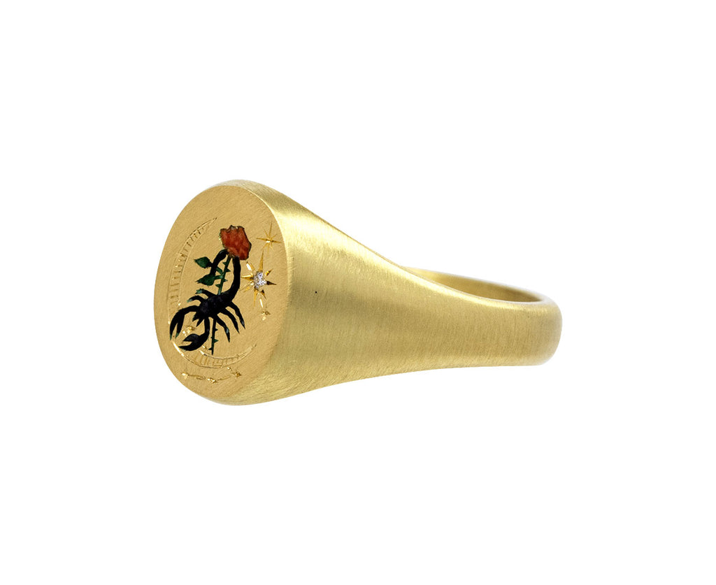 Cece Jewelry The Scorpio Ring Side View