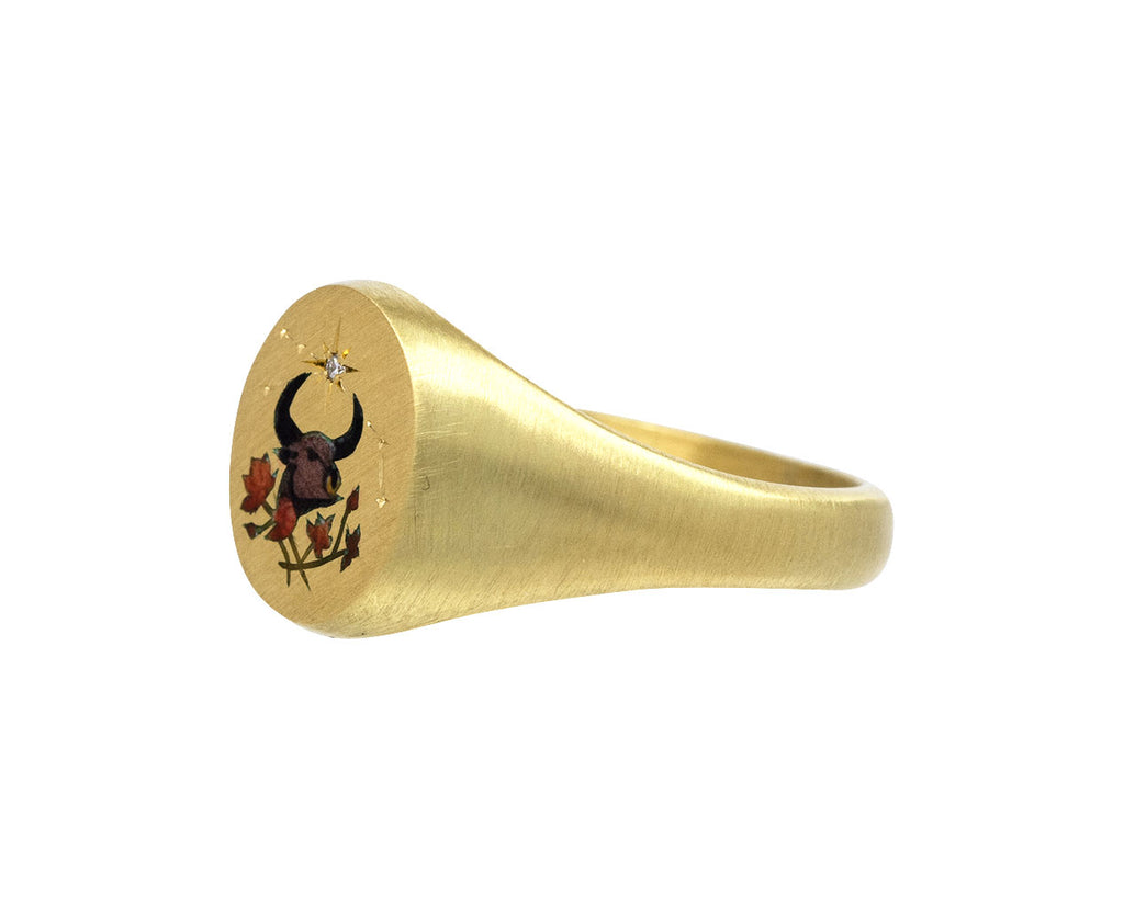 Cece Jewelry The Taurus Ring Side View