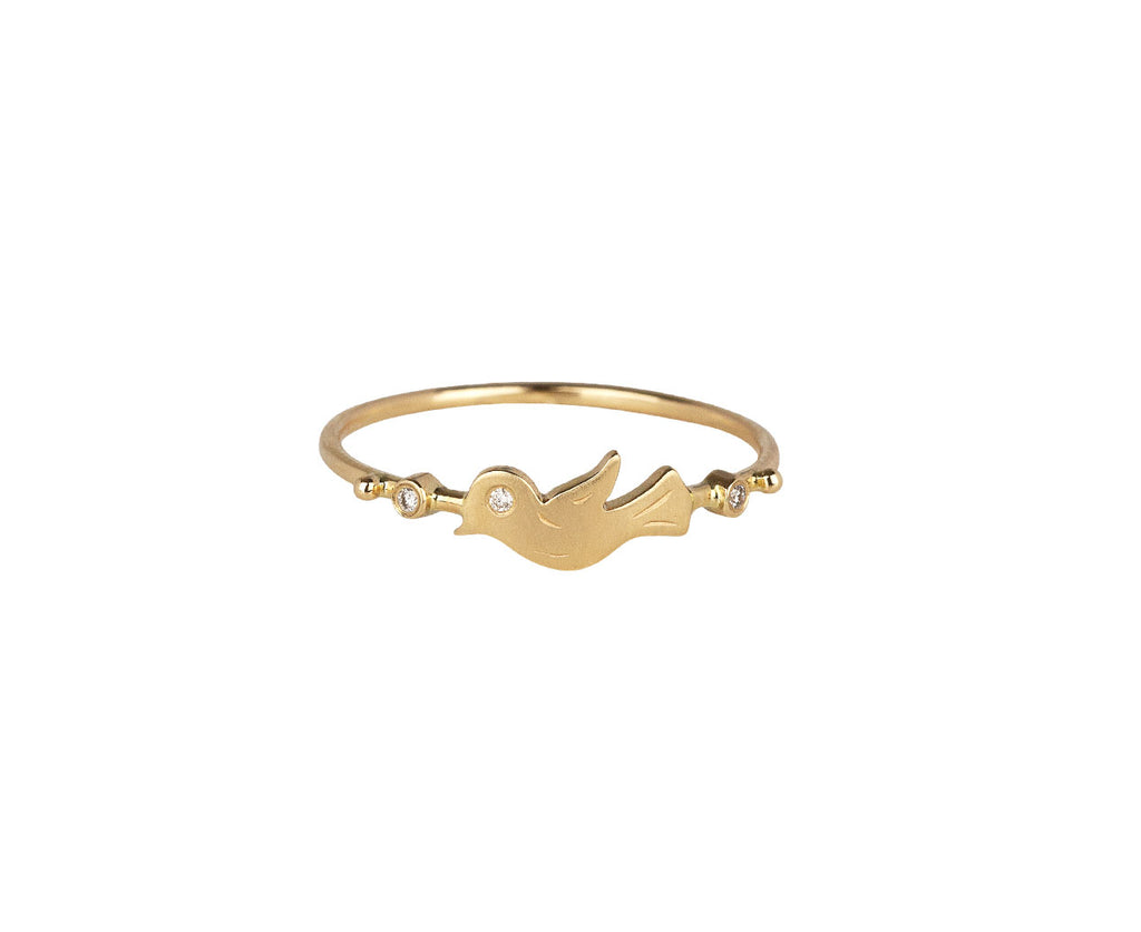 Celine Daoust Babette Bird Charm Ring