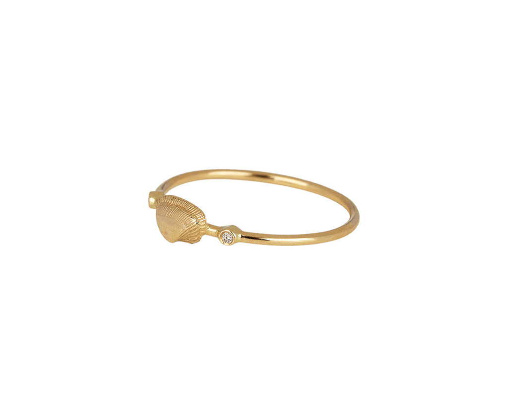 Celine Daoust Small Shell Ring Side View