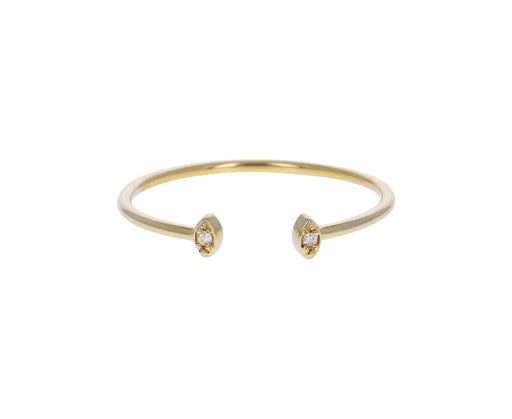 Tiny Diamond Eyes Open Ring