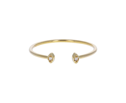 Tiny Diamond Eyes Open Ring