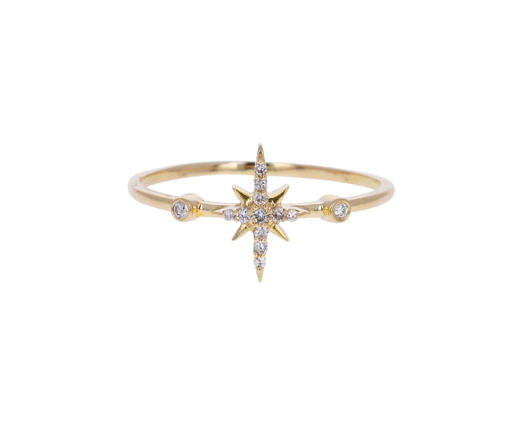 Diamond North Star Ring