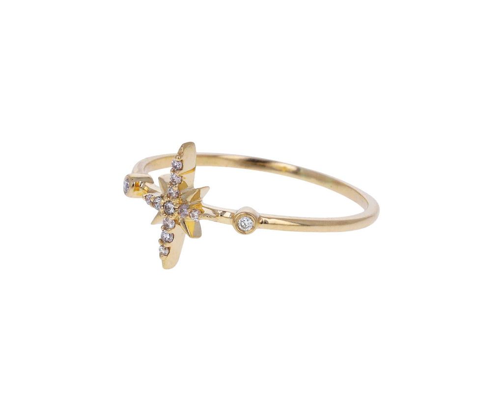 Diamond North Star Ring