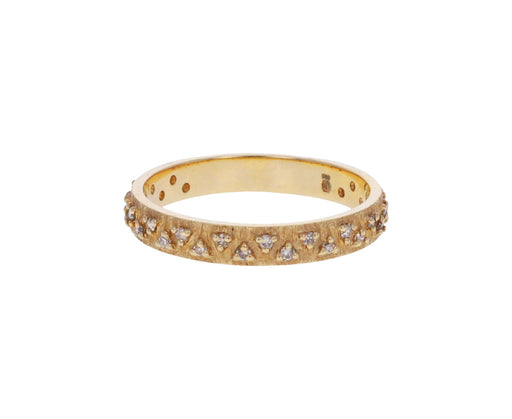 29 Triangles Geometric Diamond Ring