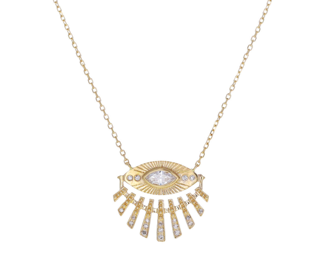 Diamond Eye Spy Sunbeam Pendant Necklace