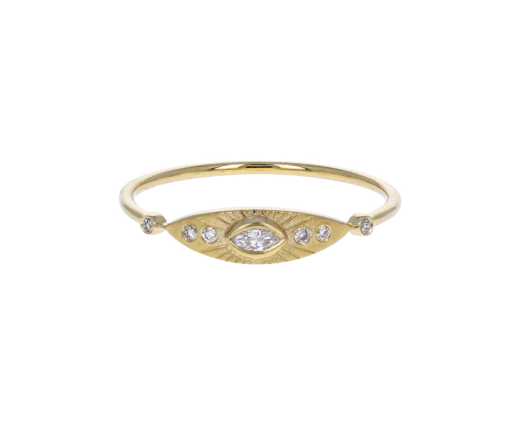 Marquise Diamond Small Eye Ring - TWISTonline 
