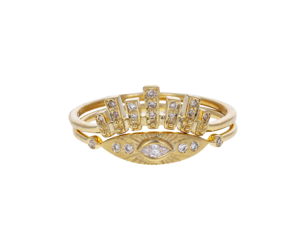 Marquise Diamond Small Eye Ring - TWISTonline 