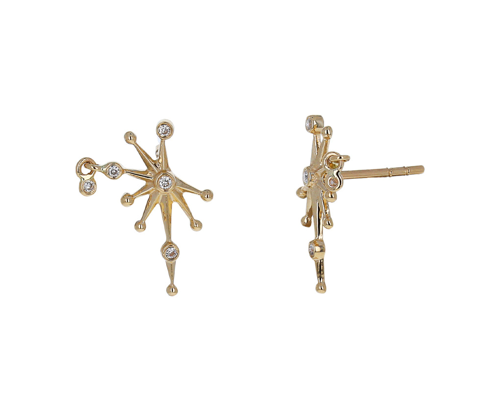 Diamond Constellation Stud Earrings