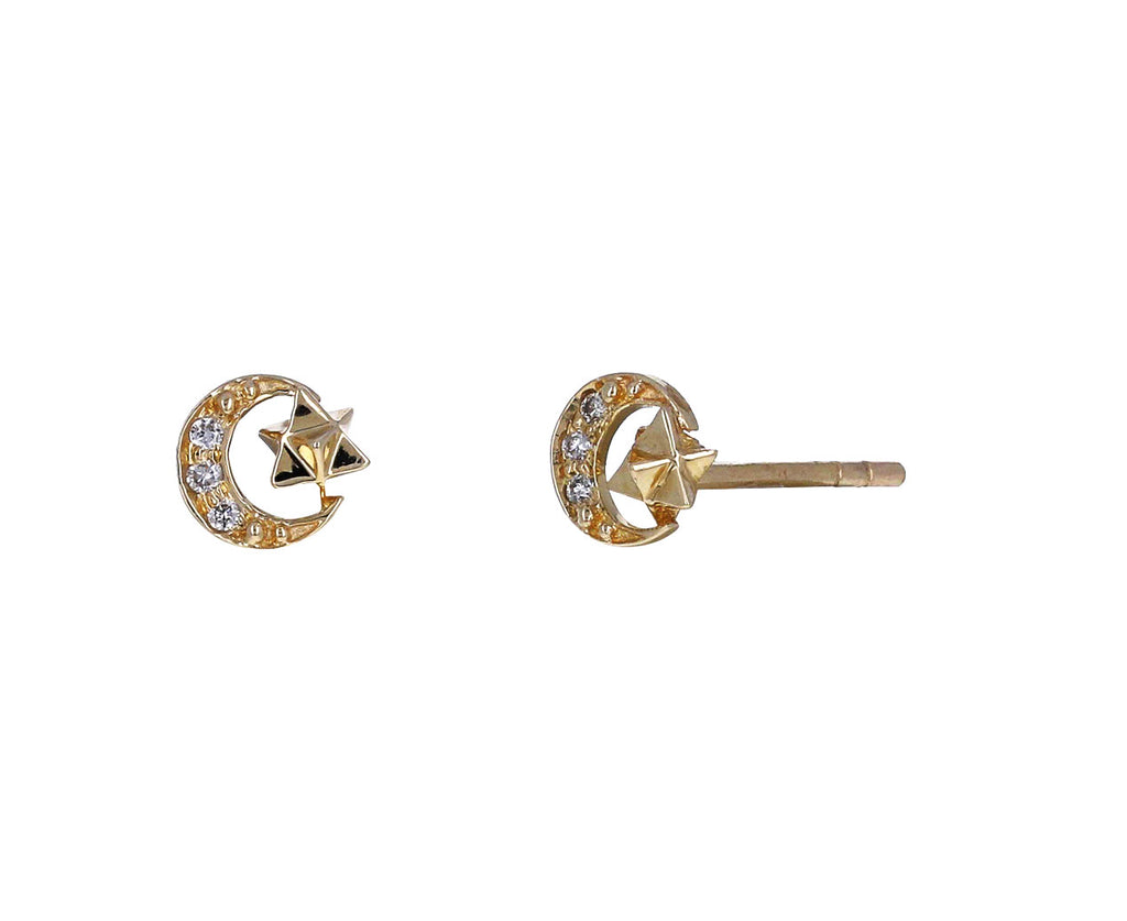 Celine discount moon hoops
