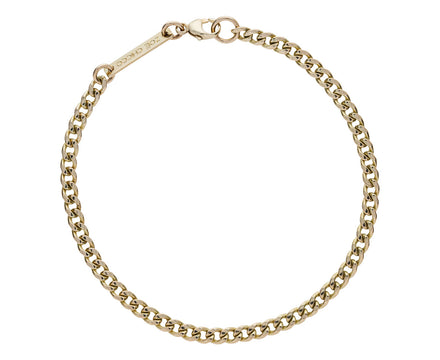 Small Gold Curb Chain Bracelet - TWISTonline 
