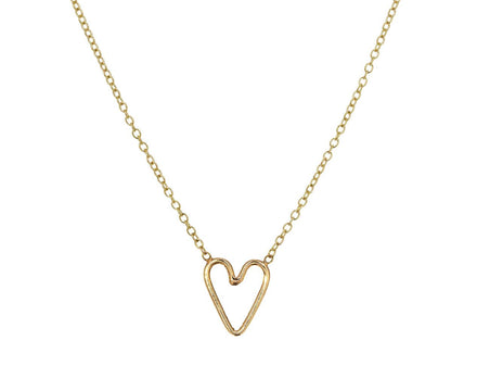 Open Heart Pendant Necklace - TWISTonline 
