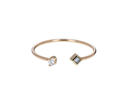 Diamond Cuff Ring - TWISTonline 