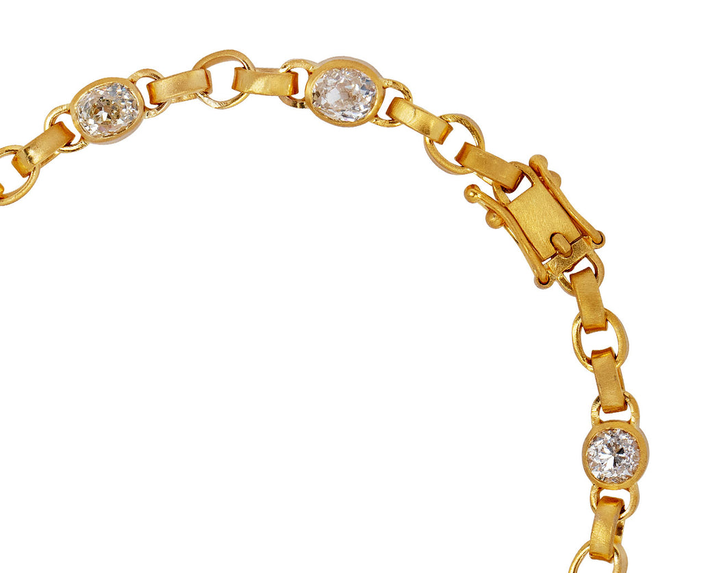 Darius Diamond Signature Chain Bracelet Clasp