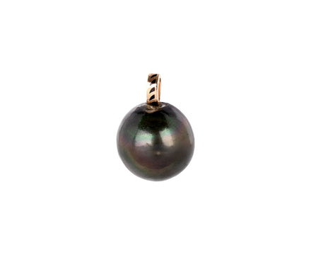 Dezso Dark Gray Pearl Charm Pendant ONLY