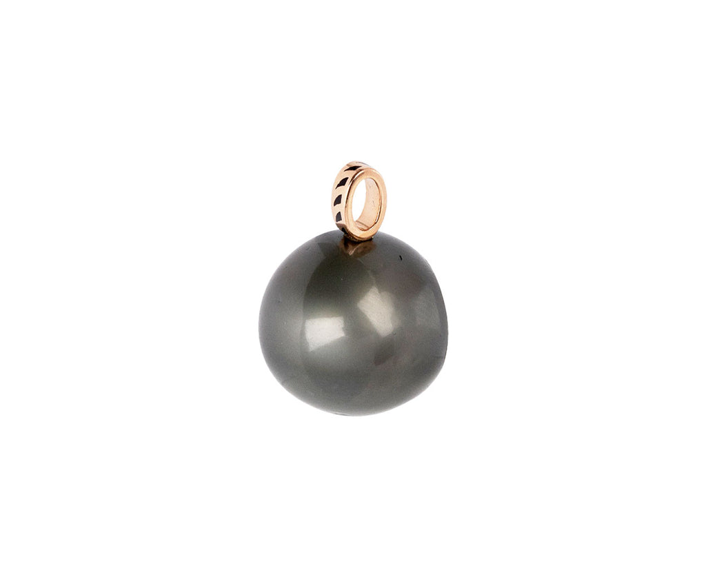 Dezso Gray Pearl Charm Pendant ONLY Side View