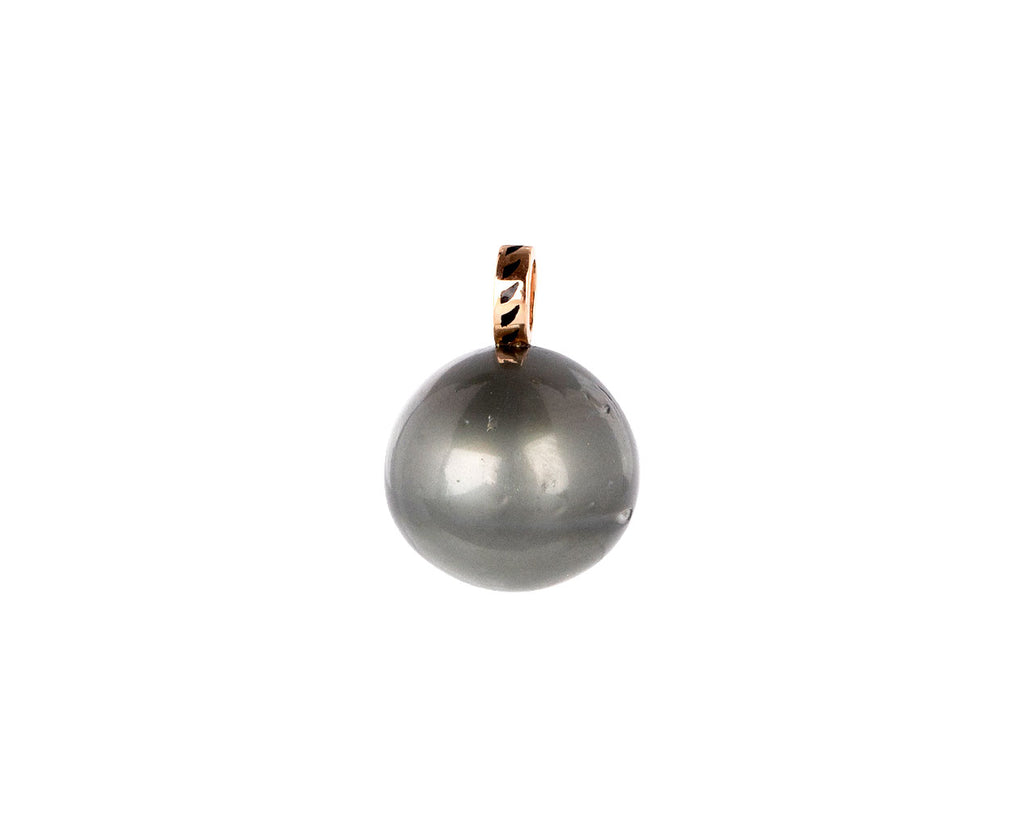 Dezso Gray Pearl Charm Pendant ONLY Back