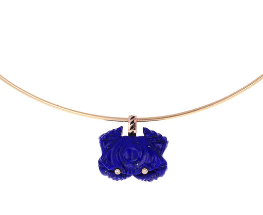 Lapis Diamond Eye Crab Pendant ONLY