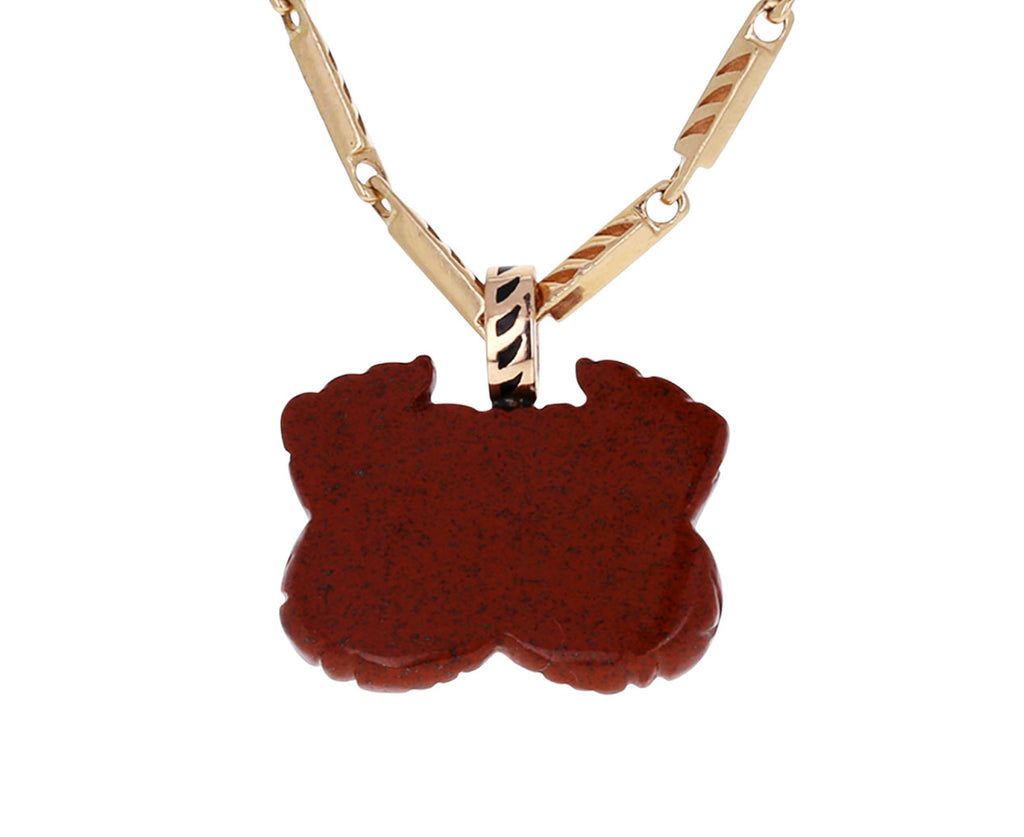 Red Jasper Diamond Eyed Crab Charm ONLY