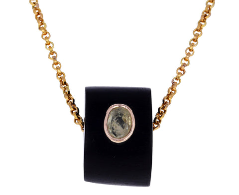 Coral and Polki Diamond Bead Pendant Necklace
