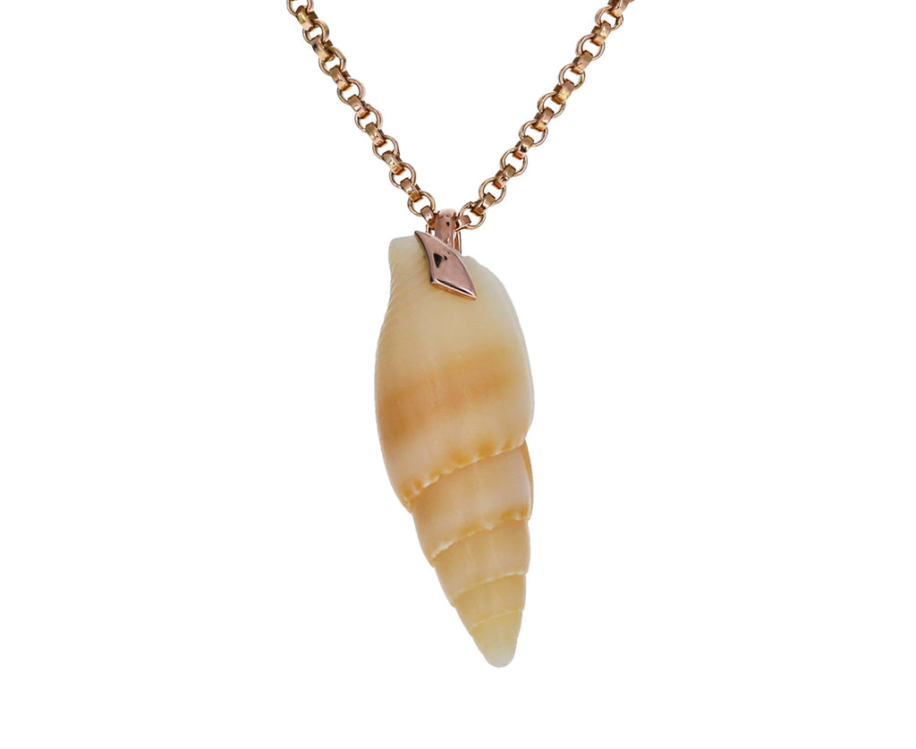 Gold Shark Fin Shell Pendant ONLY - TWISTonline 